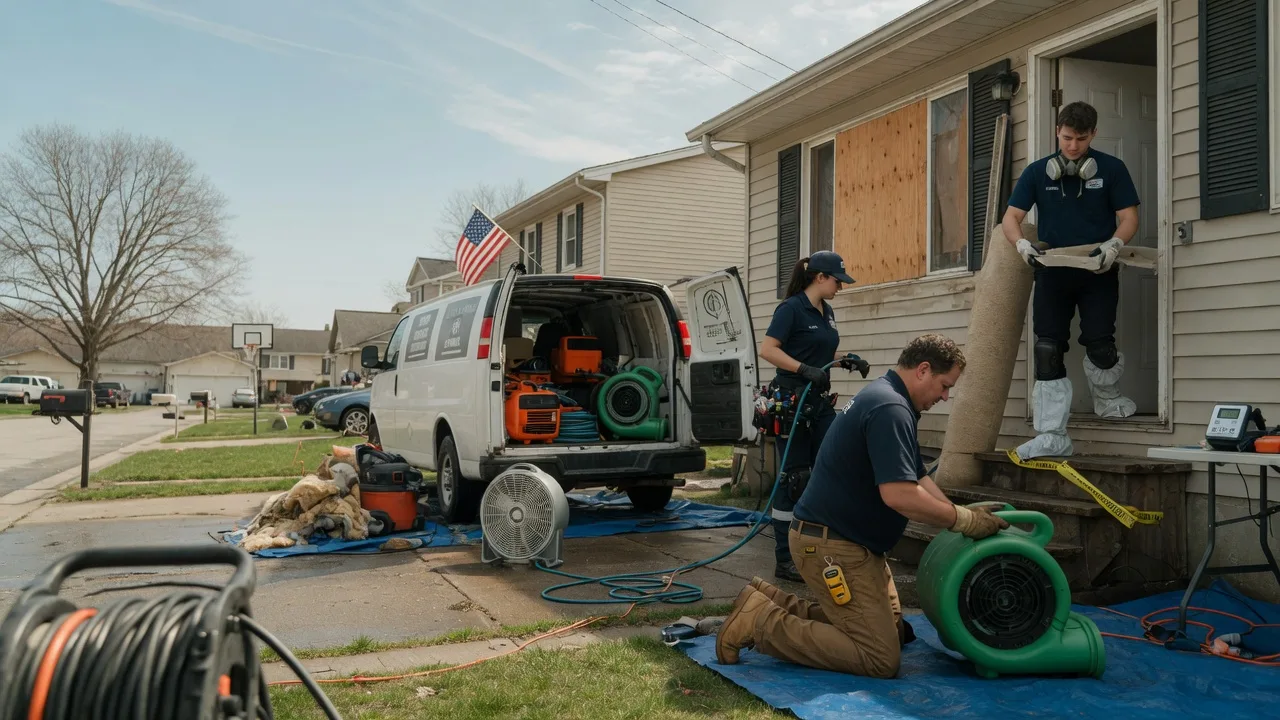 Water Damage Restoration in Three Rivers, MI near me